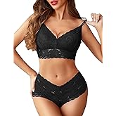Avidlove Sexy Lingerie Set for Women Lace Bra and Panty Set 2 Piece Lingerie Set Exotic Lingerie Sets