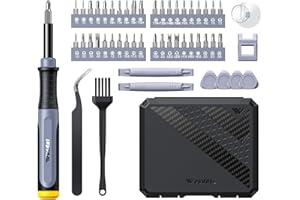 Wesdut 52in1 Small Precision Screwdriver Set with torx, Mini Magnetic Repair Tool Kit for Macbook, Computer, Laptop, Phone, PS4 PS5, Xbox, Switch, Eyeglasses, Watch, Electronic, Gift Gadget for Men