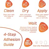 NOT JUST A PATCH Freestyle Libre 2 Sensor Covers 20 Pack Beige Water Resistant view 7