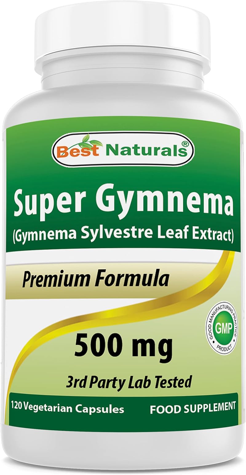 Best Naturals Gymnema Sylvestre 500 mg 120 Capsules Pure 5:1 Extract
