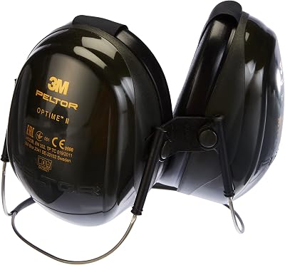 3M PELTOR Optime II Earmuffs 31dB Green Neckband H520B-408-GQ Hearing Protection