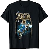 Zelda Breath of The Wild Link Arch Shot Logo Graphic T-Shirt T-Shirt