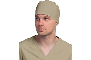 DOKTORAM Solid Working Cap Scrub Cap for Women and Men Unisex Surgical Cap Comfortable and Stylish Scrub Hat