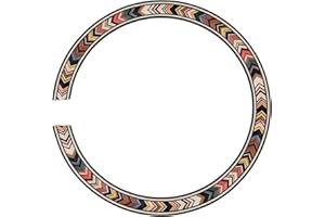 Etfbuy 1pcs B-77 Wood Color Acoustic Guitar Rosewood Rosette Inlaid Rosette for Classical Guitar