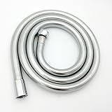 Xcel Home 1.5m WRAS Shower Hose Leak-Proof Pearl Silver PVC Anti-Kink Solid view 3