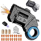 Metal Fidget Toys Adults Gun,EDC Finger Slider Gun Dual-Mode Transformation, 4.33 in Alloy Metal Mini Cool Spinner Stress Red