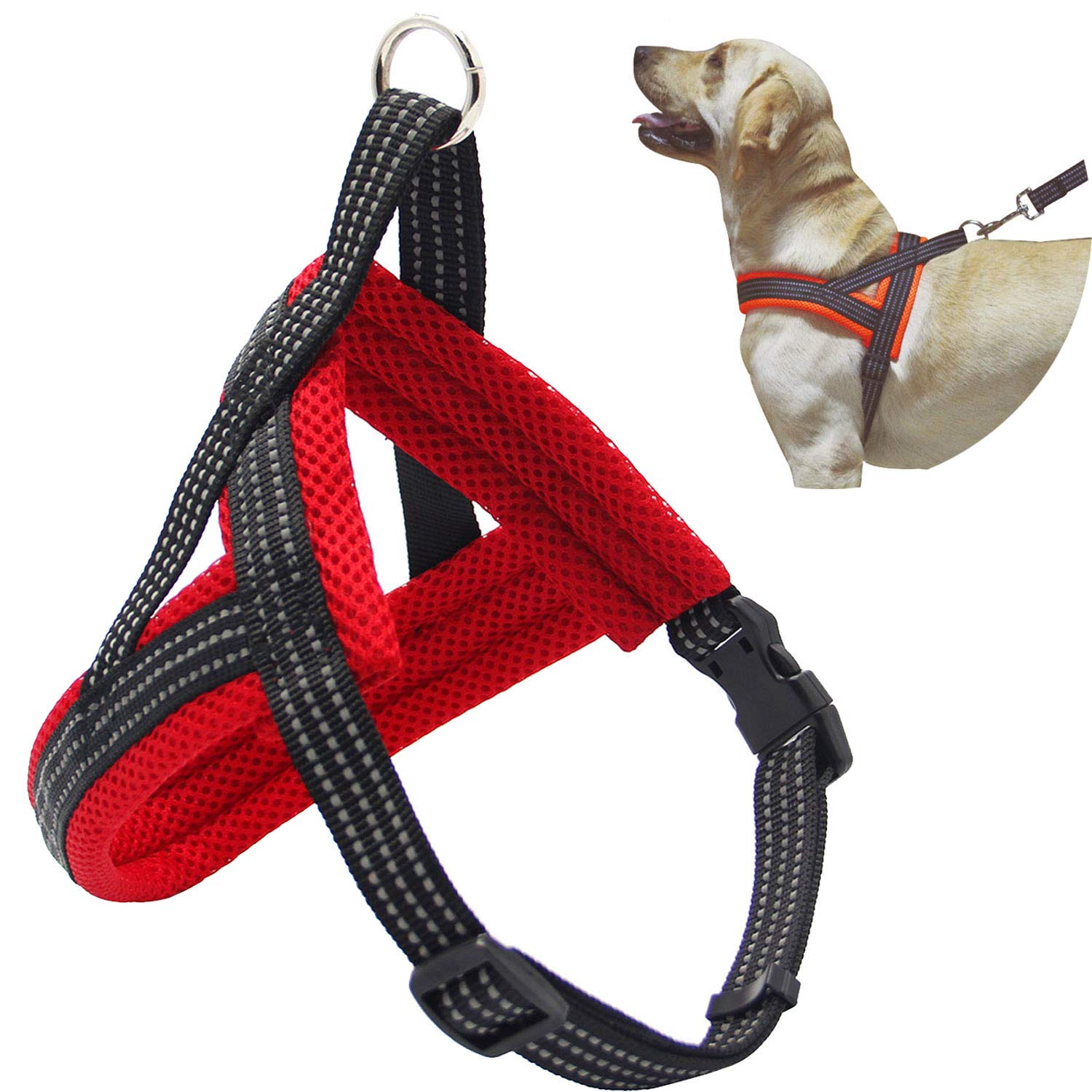 BPS® Adjustable Dog Harness, 4 Sizes to Choose From for Small and Medium Dogs
