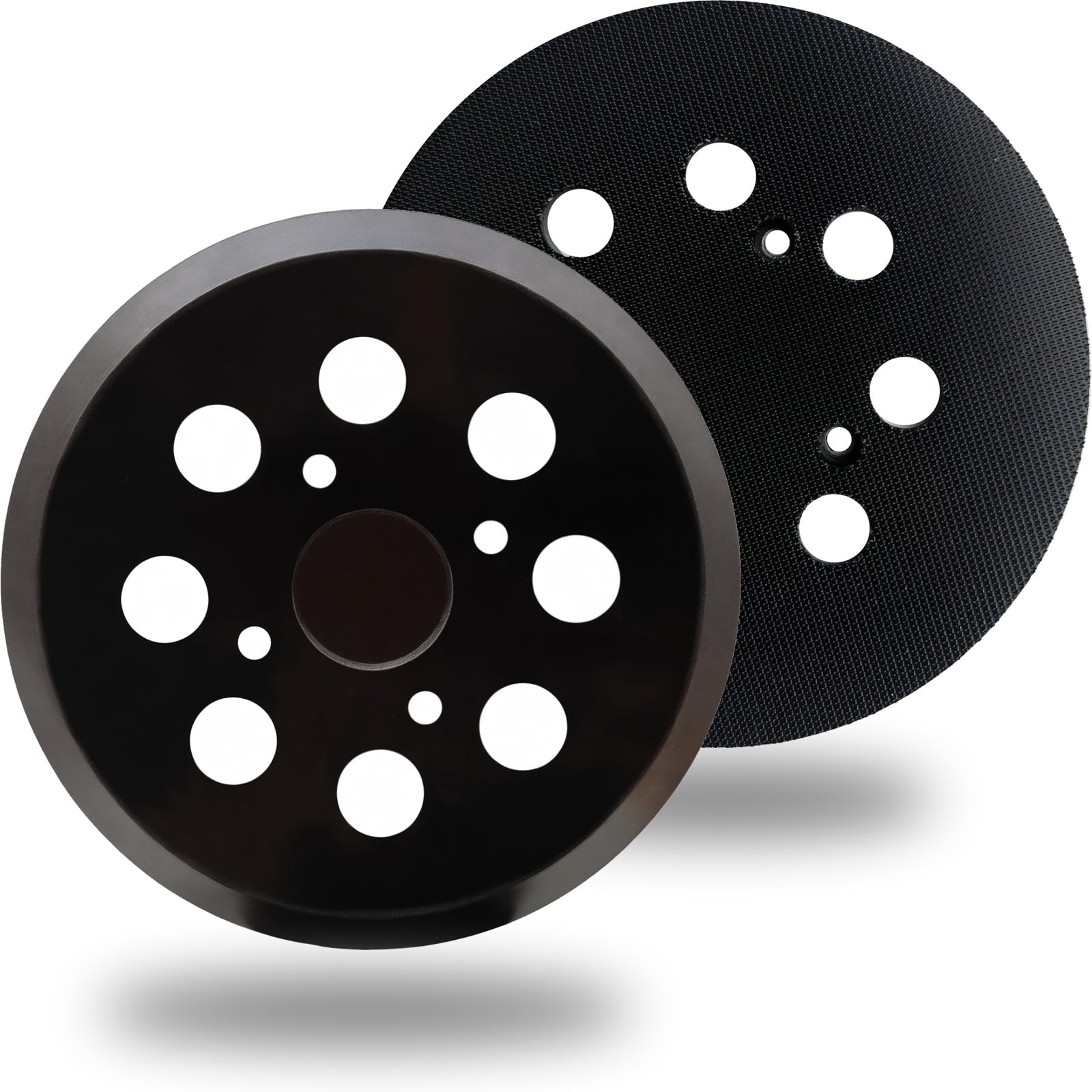 Photo 1 of 2 Pack 5 Inch 8 Hole Hook and Loop Replacement Sander Pad for Craftsman 315 Model Random Orbit Sander - 315112170, 315116940, 315116950, 315112180, 315279870 Orbit Sanders Sanding Pad