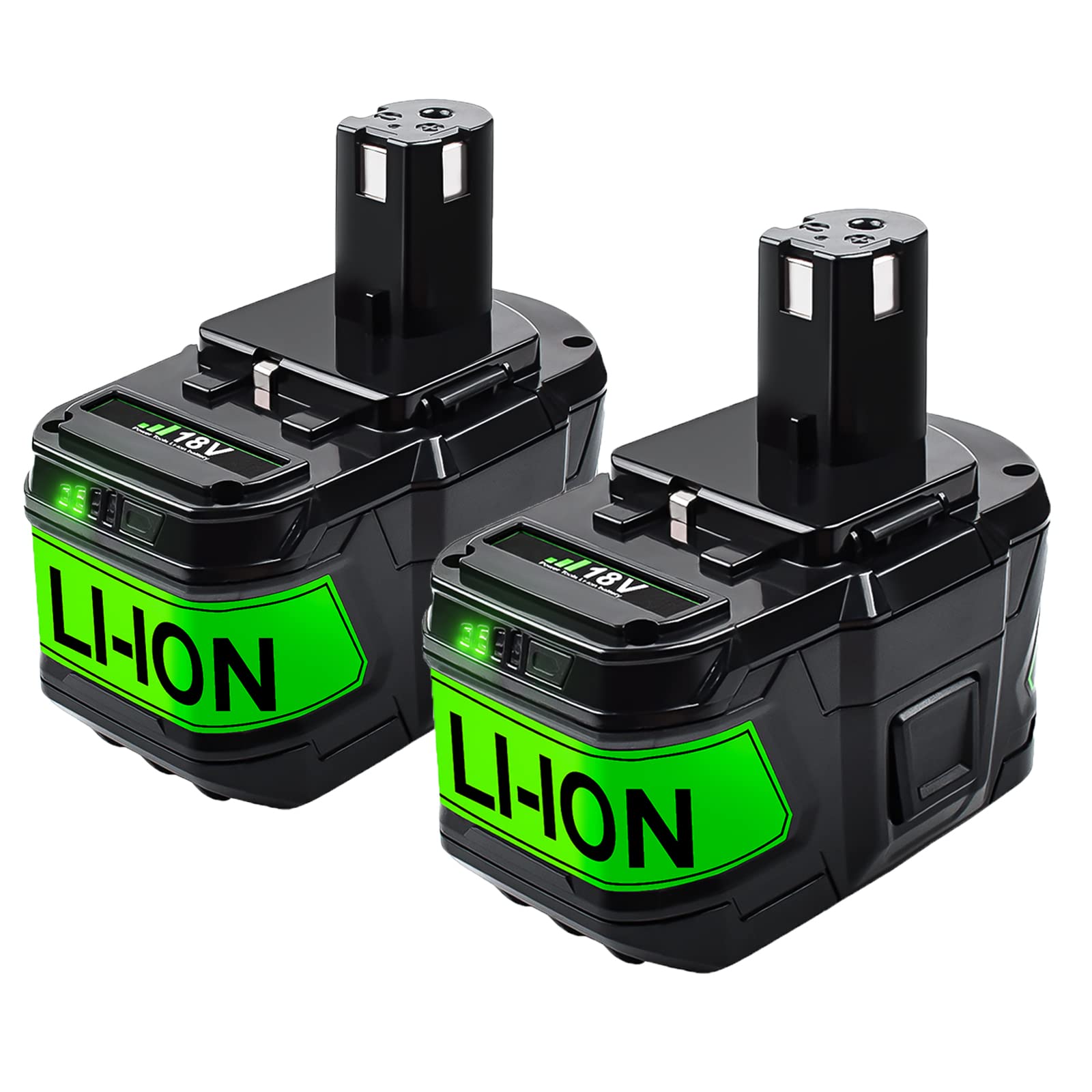 Upgraded 7000mAh 2Pack Replacement for Ryobi 18V Battery Lithium