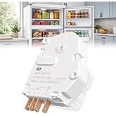 241705102 Refrigerator Defrost Timer Compatible with Frigidaire and Crosley | 12 Hour 25 Minute, 120VAC 60Hz 10A 1/3HP, Replaces 4378243 AP5986785 PS11726371 EAP11726371, Freezer Defrost Timer