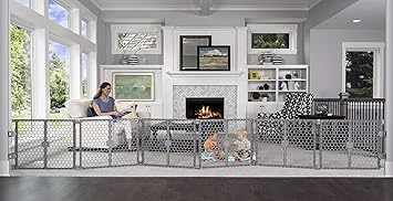 plastic playpen grey