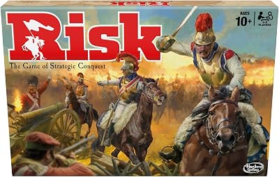 Hasbro Gaming Risk Classic Strategy Board Game 2-5 Players