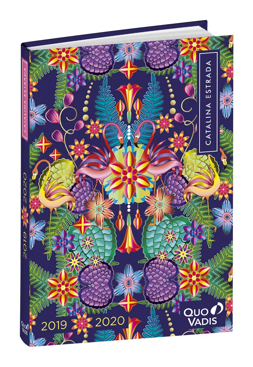 School Diary 1 Day/Page 2019-2020 Catalina Striped, 12 x 17 cm, Flamenco Design