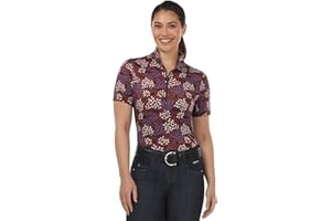 Kerrits Women's Breeze Ice Fil Short Sleeve Horse Riding Shirt – Ultra-Lightweight Cooling Equestrian Top, Great for Summer