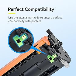 17A Black Toner Cartridge 2-Pack with Chip
