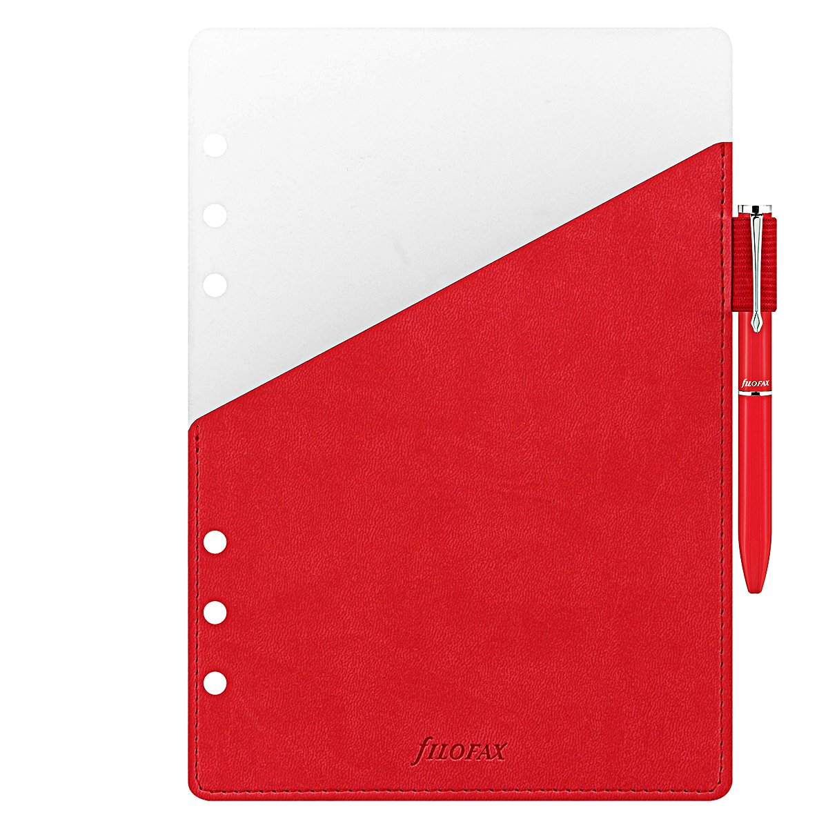 Filofax A5 Pen Loop Organiser red