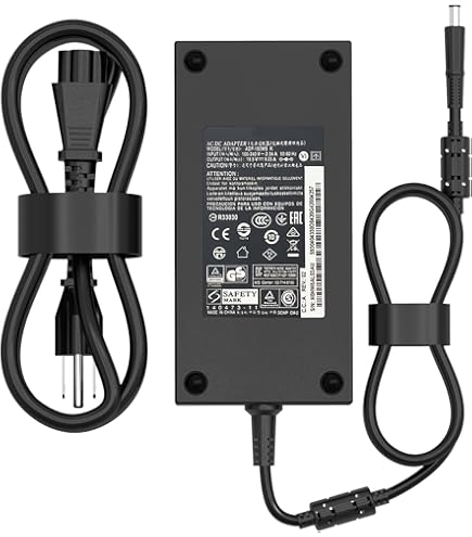 DELL WD19TB（USB-C）、AC/DC アダプター Genuine 180W Dell Adapter For Dell WD19TB Thunderbolt USB-C