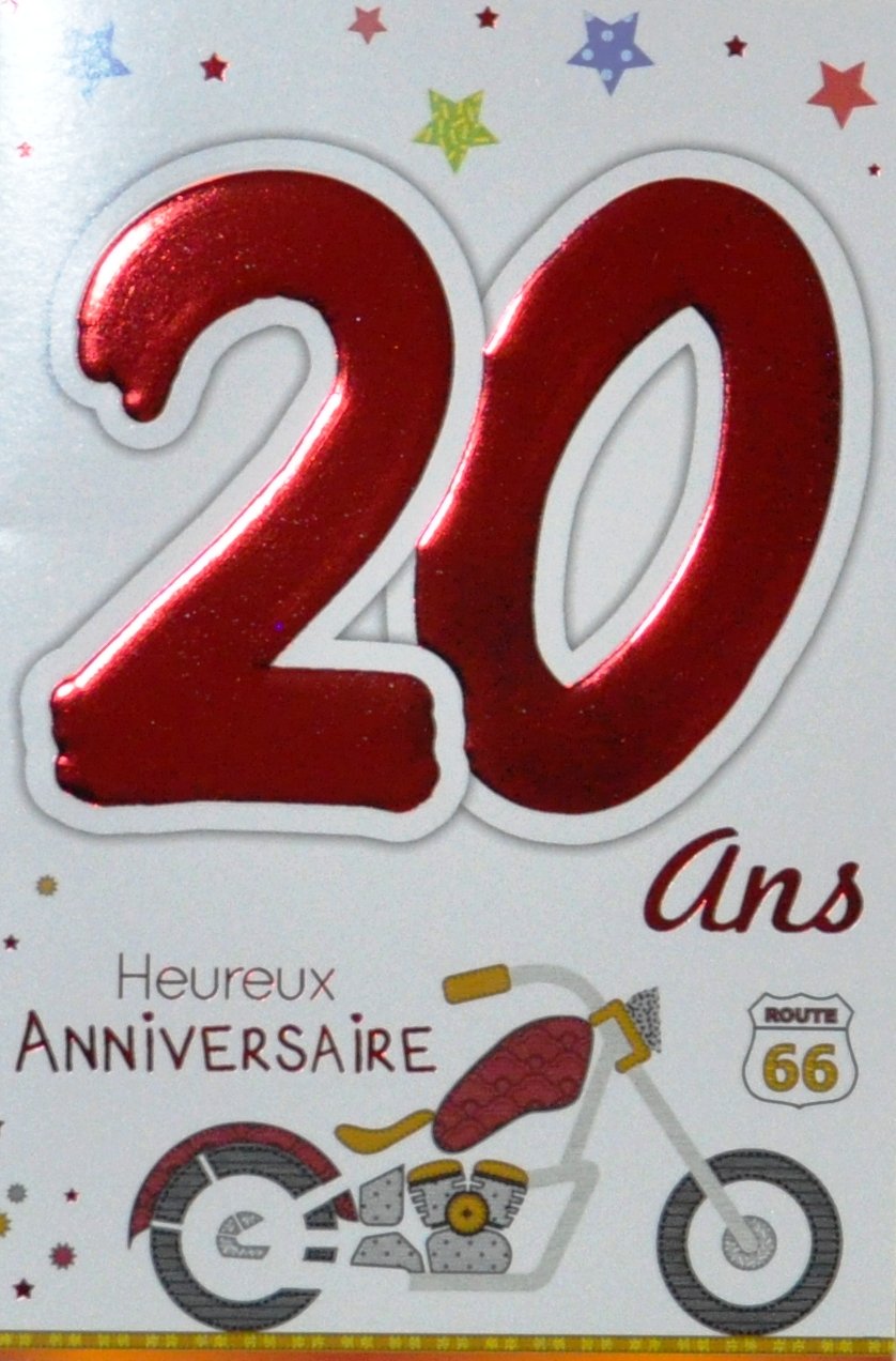 Age Mv 69 21 Carte Anniversaire Ans Garcon Jeune Homme Motif Moto Papeterie Fournitures De Bureau Nertili Al