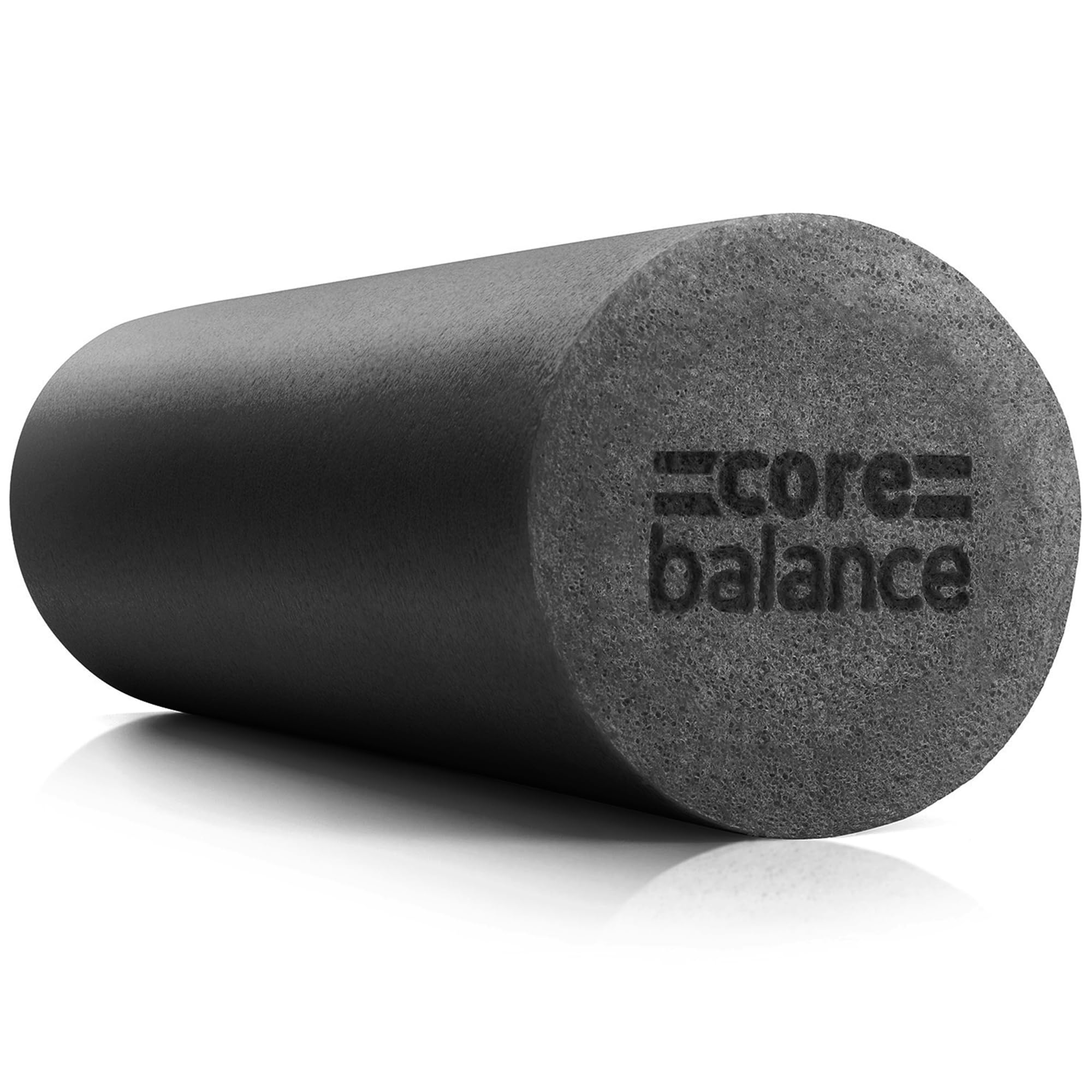 Core Balance Foam Roller Massager 45cm Long Medium Density EPE Muscle Massage (45cm - Black)