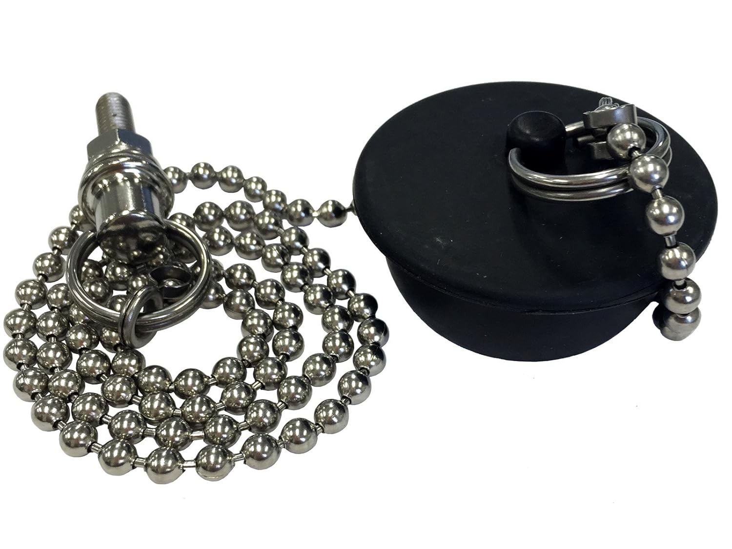 SHARP CHAIN PUMP 6 CM IN BONE WHITE CALFSKIN