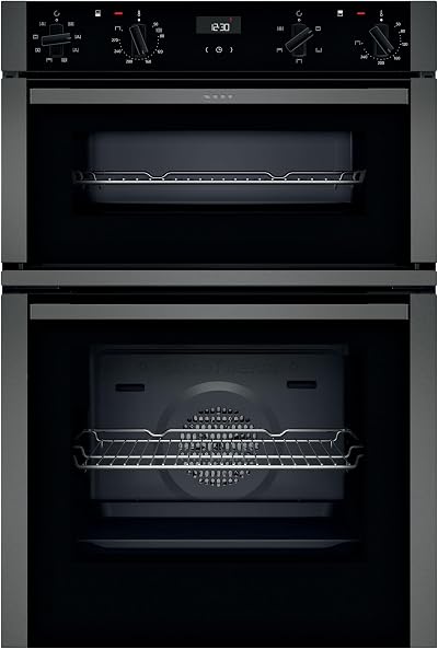 Neff N50 Double Oven CircoTherm EasyClean Graphite 88.8x59.4x55cm