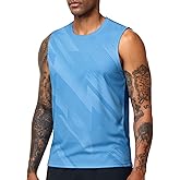 MIER Men's Workout Tank Tops UPF 50+ Swim Shirts Quick Dry Running Sleeveless UV Protection Muscle Tees