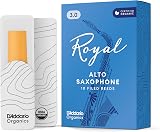 D'Addario Royal Organic Alto Sax Reeds 3.0 10-Pack