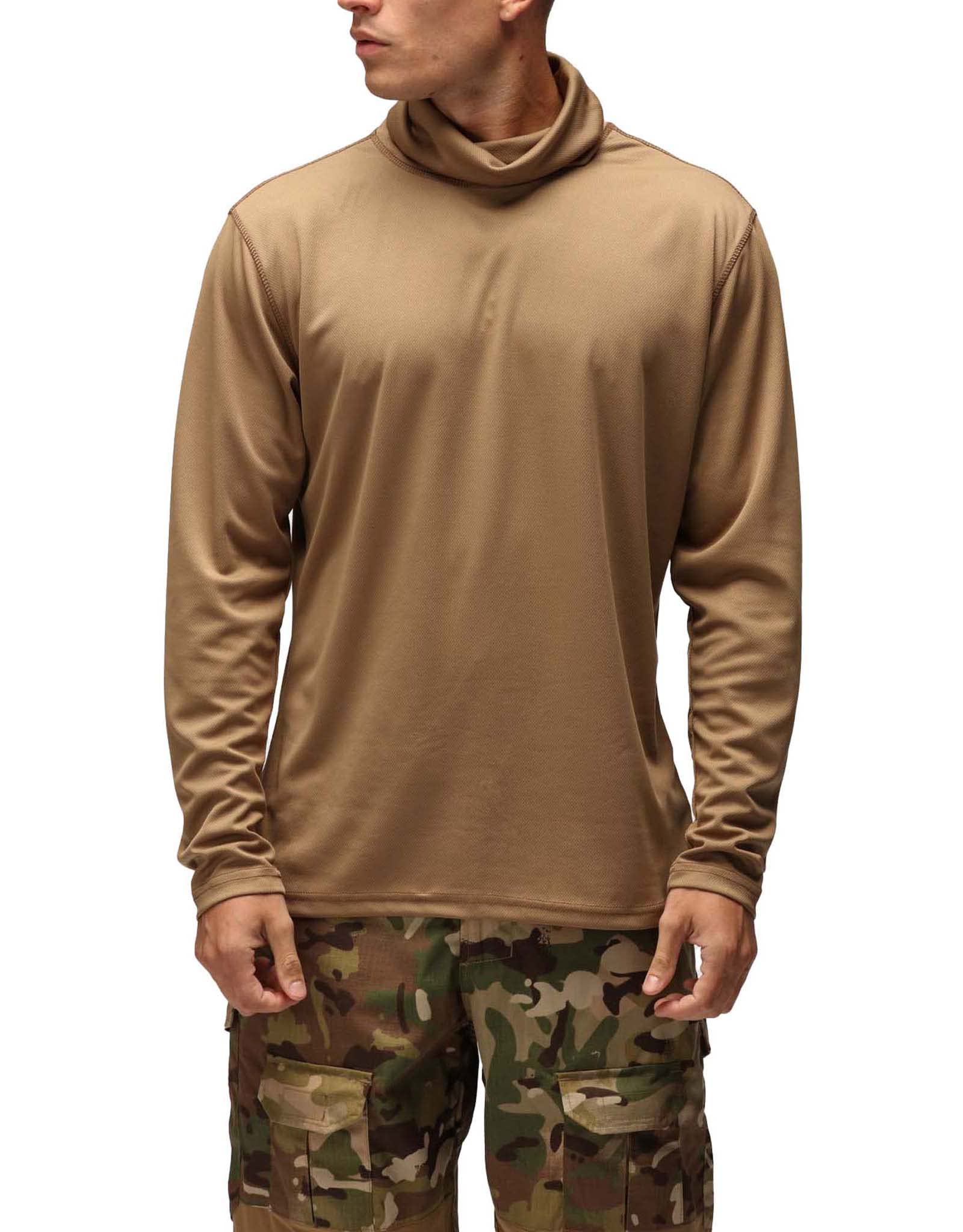 Viper TACTICAL Tactical Roll Neck Top Coyote Medium