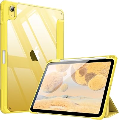 FINTIE Hybrid Case for iPad A16 11th Gen 11 inch & iPad 10th Gen 10.9 Yellow