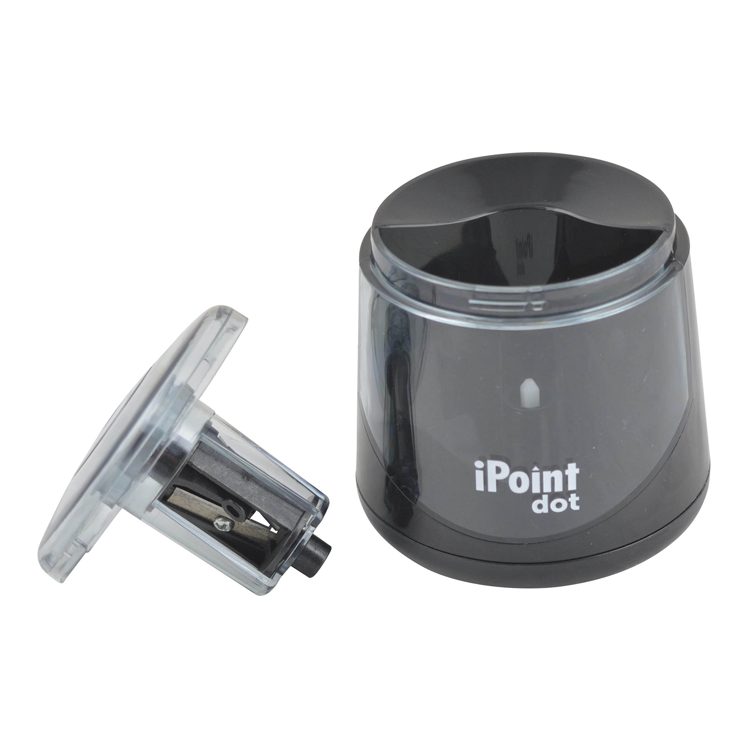 Westcott iPoint Dot Battery Pencil Sharpener, Battery Powered, 17553