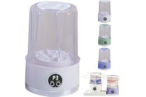 MYCHA Wireless Washing Machine, Portable Rechargeable Mini Washing Machine for Underwear, Portable Underwear Washer Mini, Cordless Small Laundry Machine Ideal for Home,Travel,Camping (White)