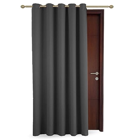 Ameha Blackout Blinds Thermal Insulted Door Curtains Eyelet Ring