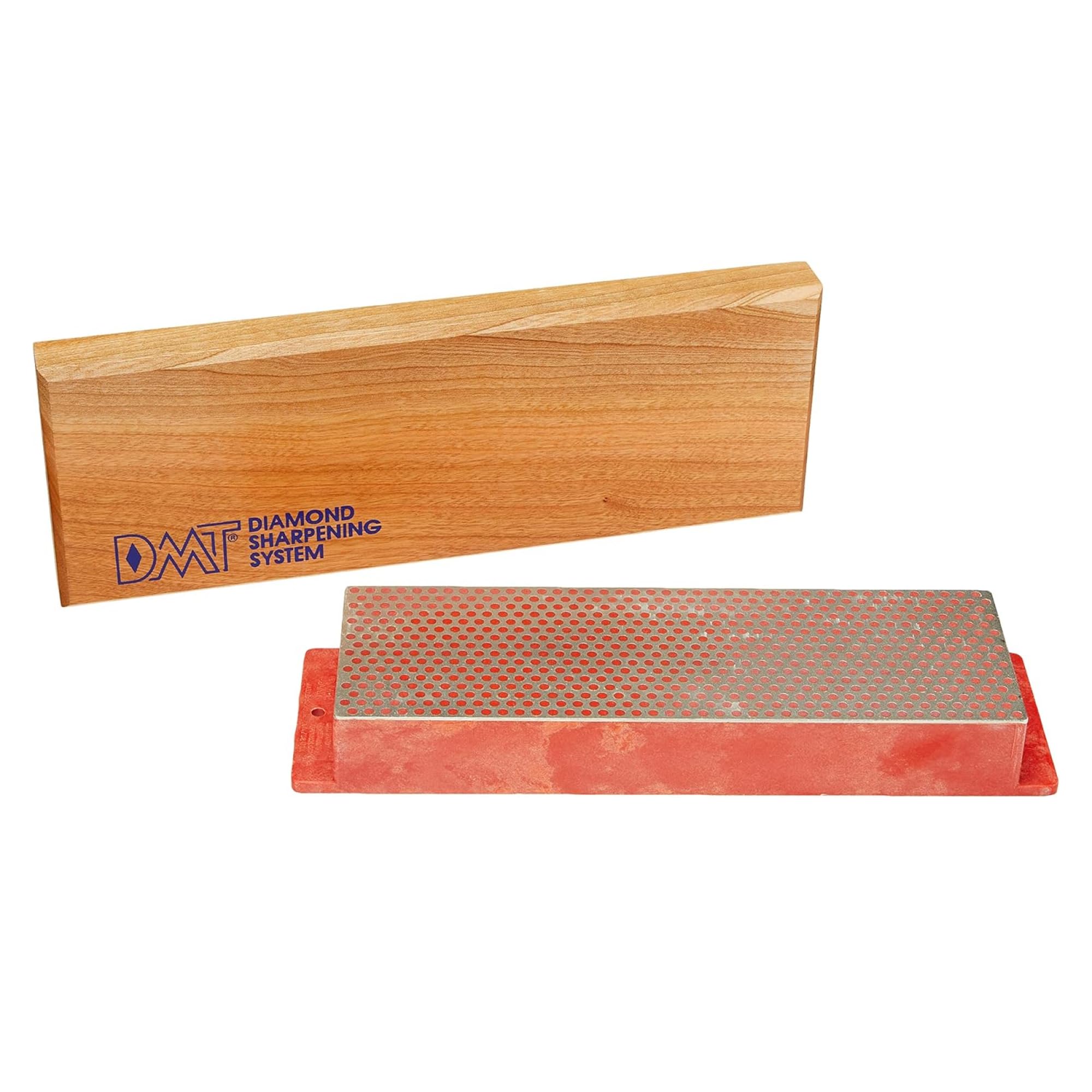 DMT W8F 8-Inch Diamond Whetstone Sharpener, Fine with Hardwood Box