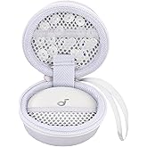 khanka for Anker Soundcore Sleep A30 A20 Earbuds Protective Case, Hard Travel Bag Compatible with Soundcore A30 Sleep Ear Buds for Sleeping, Case Only (White)