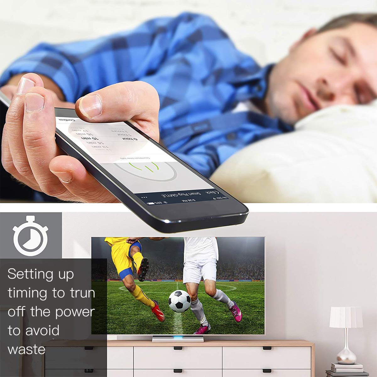 Oukitel Smart Wi-Fi Plug, Alexa Echo Plug,2 in 1 Smart Plug Mini Outlet With Timer Wi-Fi Smart Socket Switch Voice and App Controlled,Compatible with Alexa Echo,Google Home and IFTTT (1 Pack, Blue)