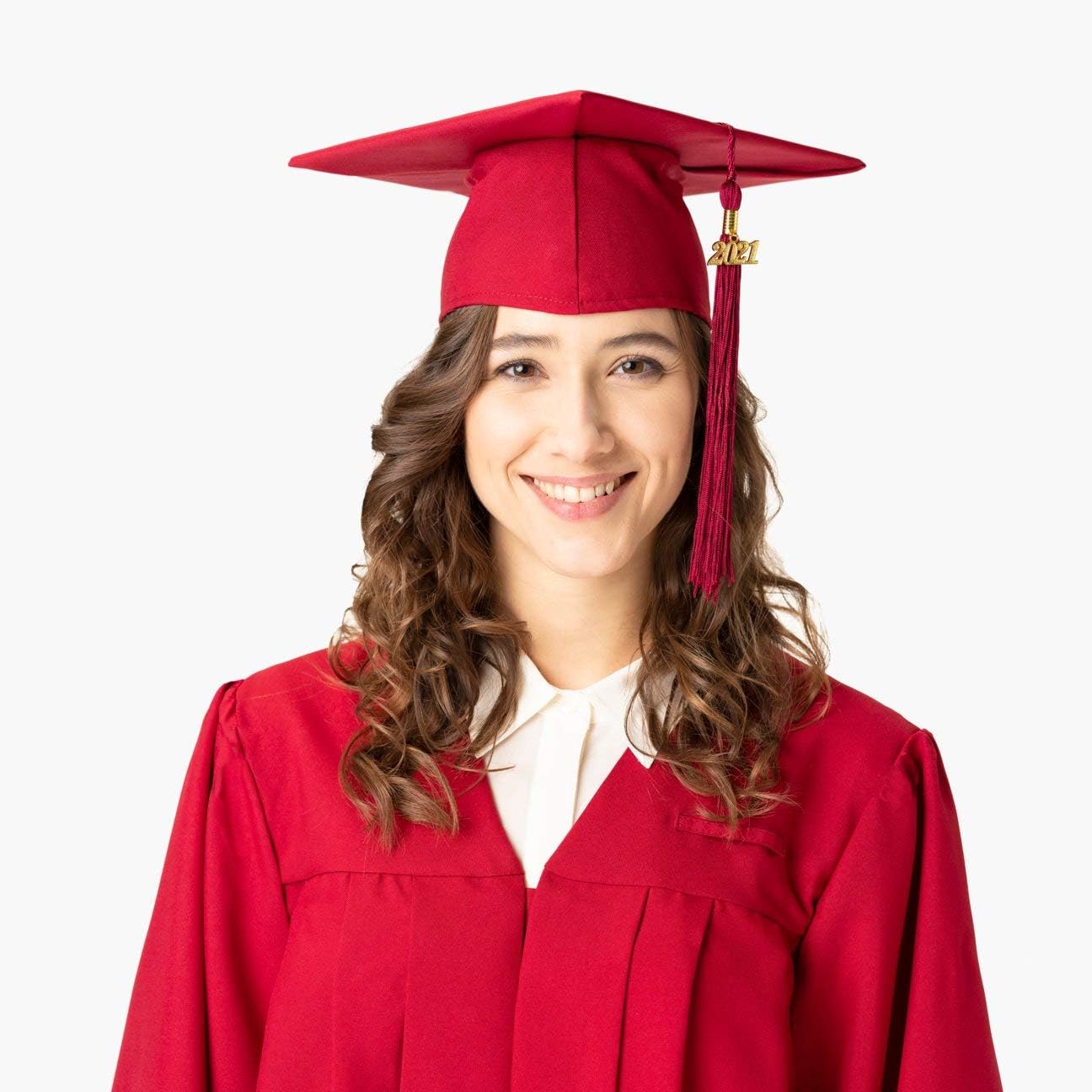 Lierys Graduation Hat (Square Academic Cap, mortarboard) Perfect Headgear for Students Graduating from College or University Bordeaux - Image 3