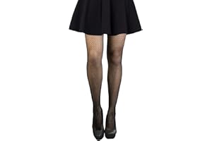 Lastclream High Waisted Fishnet Tights for Women Sexy Fishnets Stockings Full Footed Fishnet Sheer Pantyhose Plus Size