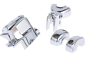 Kuryakyn 9119 Motorcycle Handlebar Accessory: Complete Chrome Replacement Brake and Clutch Control Dress-Up Kit for 1996-2017 Harley-Davidson Motorcycles, Dual Disc