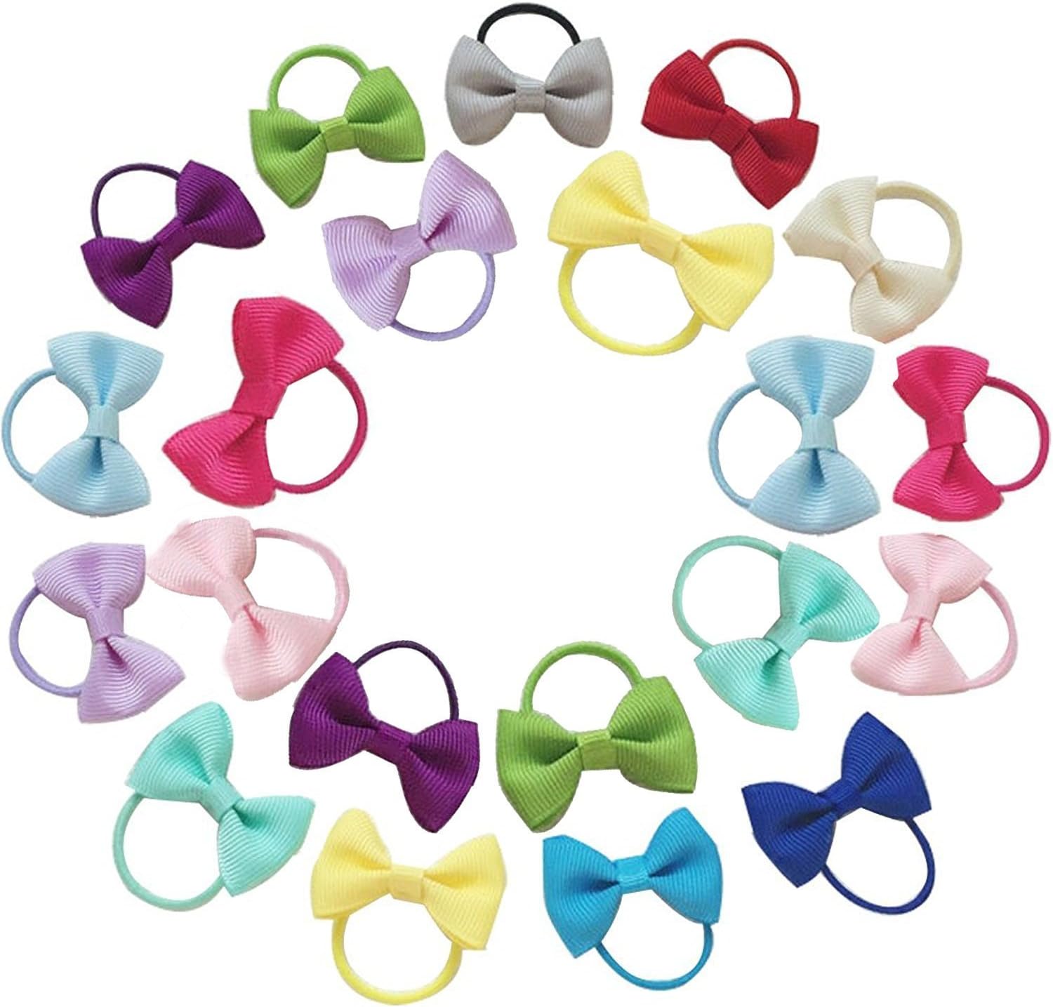 Hair Ties Bows Ponytail Holders Girls Baby Kids Hair Bands Ropes