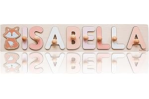 Name Puzzle With Pegs Personalized Wooden Name Puzzle Wooden Toys Custom Name Puzzle by BusyPuzzle Christmas Present Personal