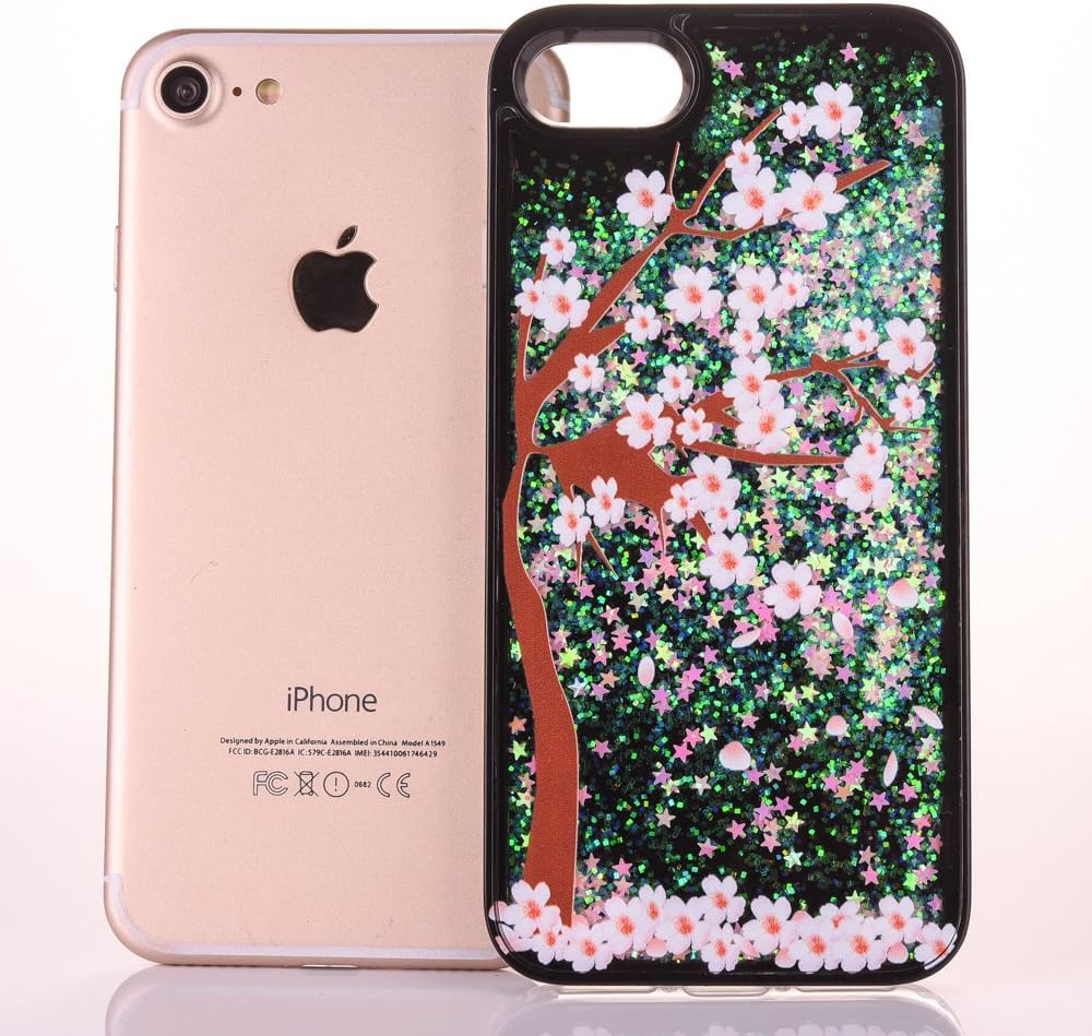 iPhone 6s case,iPhone 6 case, liujie Liquid, Cool Quicksand Moving Stars Bling Glitter Floating Dynamic Flowing Case Liquid Cover for iPhone 6 4.7 inch (HEI-2#)