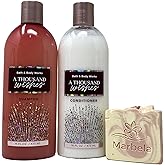 Bath and Body Works A Thousand Wishes Shampoo and Conditioner with a Himalayan Salts Springs Bar Soap.