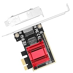 Euqvos 2.5Gb Network Card PCIe Realtek RTL8125B