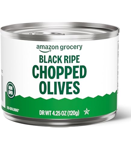 Amazon.com : Amazon Grocery, Black Ripe Sliced Olives, 3.8 Oz