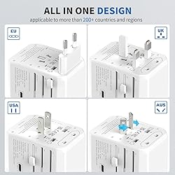 EPICKA Universal Travel Adapter, International