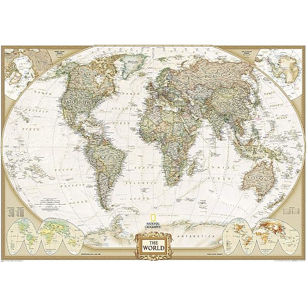 Amazon.com: National Geographic World Wall Map - Executive