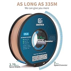 GEEETECH Matte PLA Filament 1.75mm,Terracotta PLA