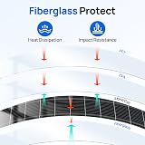 ECO-WORTHY 260W Flexible Solar Panel 12V Waterproof for RV Boat Caravan view 7