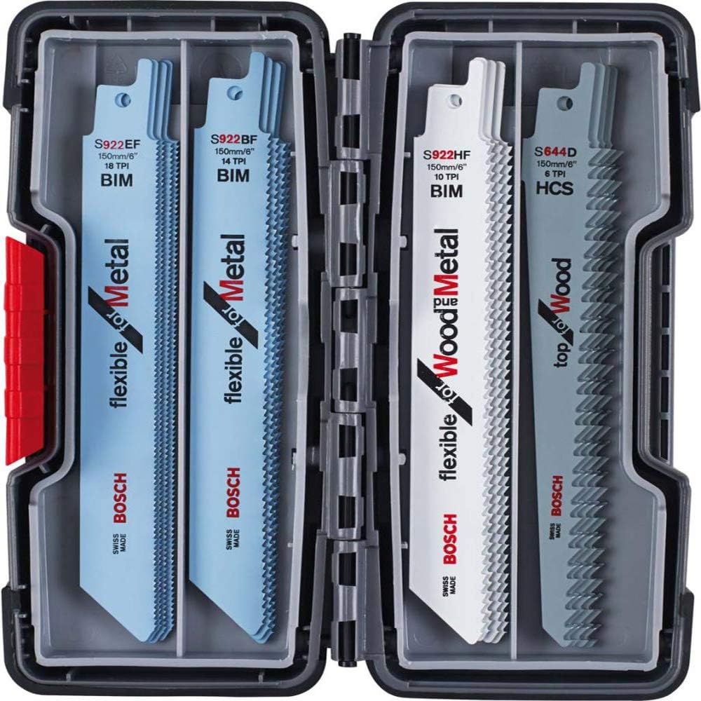 Bosch Professional 20-Piece Recip Saw Blades Tough Box for Wood and Metal Set (for Wood and Metal Accessories for Recip Saws) - Image 3
