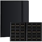 Card Binder 9 Pocket Storage 360 Card Binder,Trading Card Binder (Black) | Senior and Sturdy Side-Loading Album,Intended For 